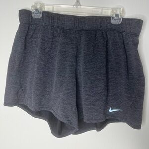 Nike Gray Athletic Shorts with Elastic Waistband